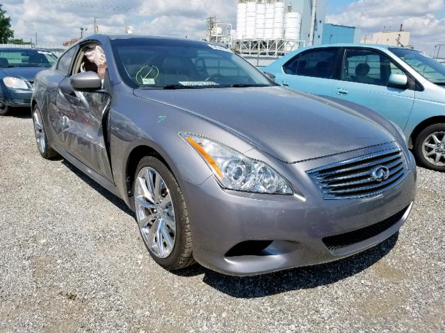 JNKCV64EX8M124206 - 2008 INFINITI G37 BASE SILVER photo 1