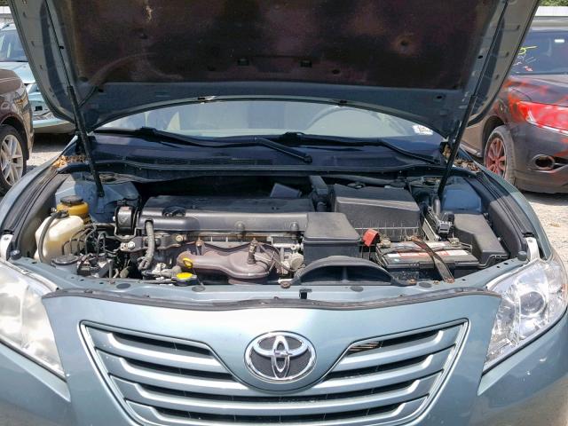 4T1BE46K37U586380 - 2007 TOYOTA CAMRY NEW BLUE photo 7