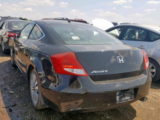 1HGCS1B86BA007081 - 2011 HONDA ACCORD EXL BLACK photo 3