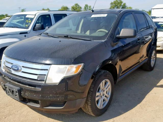 2FMDK36C88BA62962 - 2008 FORD EDGE SE BLACK photo 2