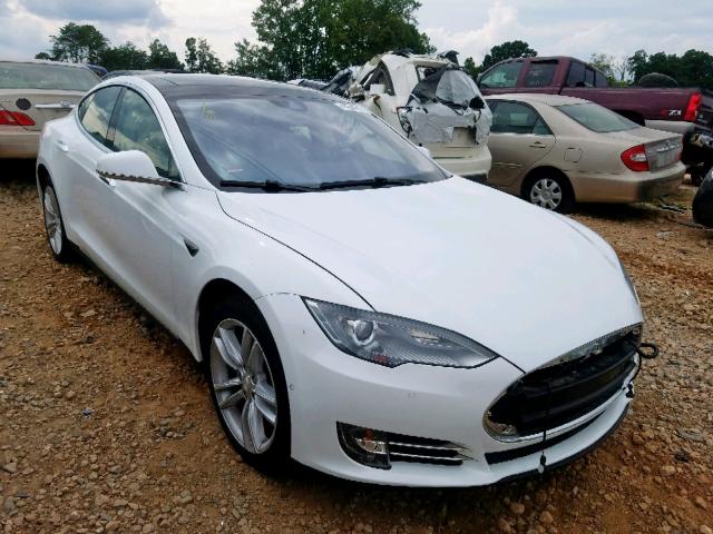 5YJSA1E2XGF120258 - 2016 TESLA MODEL S WHITE photo 1