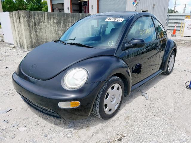 3VWBK21C93M443656 - 2003 VOLKSWAGEN NEW BEETLE შავი ფოტო 2