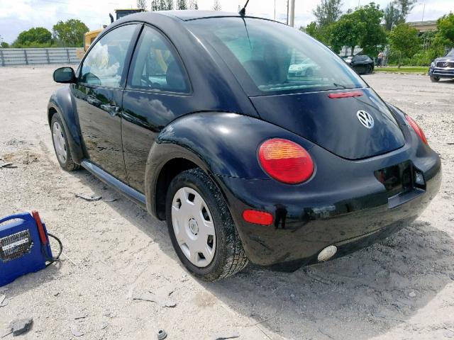 3VWBK21C93M443656 - 2003 VOLKSWAGEN NEW BEETLE შავი ფოტო 3
