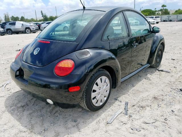 3VWBK21C93M443656 - 2003 VOLKSWAGEN NEW BEETLE შავი ფოტო 4