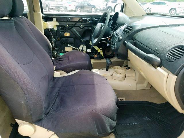 3VWBK21C93M443656 - 2003 VOLKSWAGEN NEW BEETLE შავი ფოტო 5