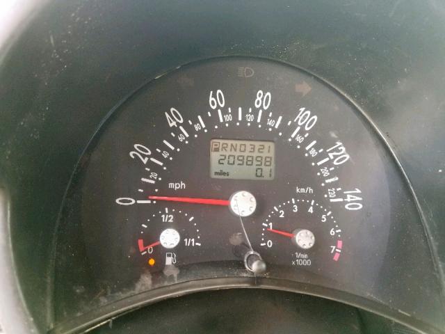 3VWBK21C93M443656 - 2003 VOLKSWAGEN NEW BEETLE შავი ფოტო 8