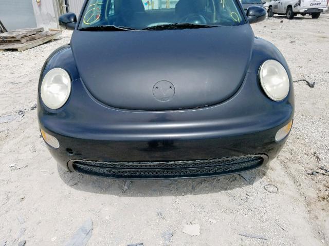 3VWBK21C93M443656 - 2003 VOLKSWAGEN NEW BEETLE შავი ფოტო 9