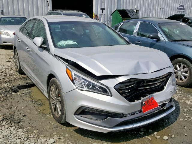 5NPE34AF9GH285849 - 2016 HYUNDAI SONATA SPO SILVER photo 1