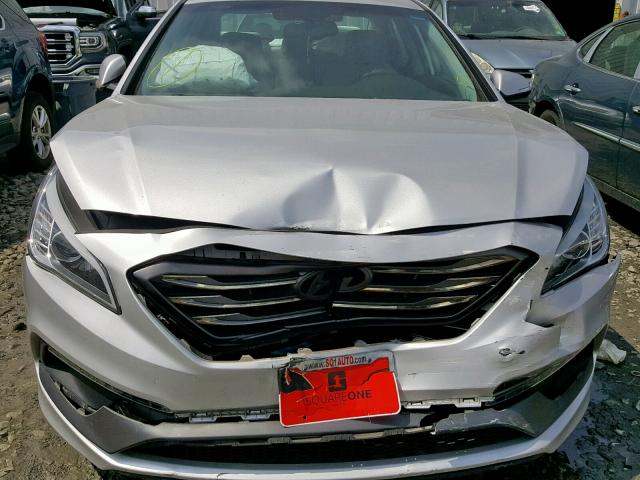 5NPE34AF9GH285849 - 2016 HYUNDAI SONATA SPO SILVER photo 9