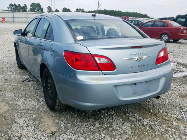 1C3LC46B19N524850 - 2009 CHRYSLER SEBRING LX BLUE photo 3