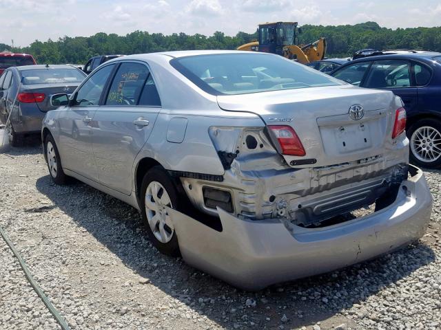 4T1BE46K37U069385 - 2007 TOYOTA CAMRY NEW SILVER photo 3