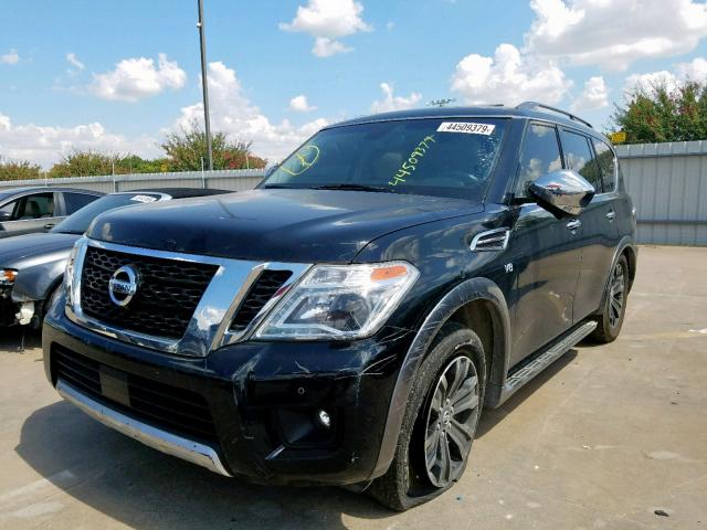 JN8AY2NF1H9300678 - 2017 NISSAN ARMADA PLA BLACK photo 2