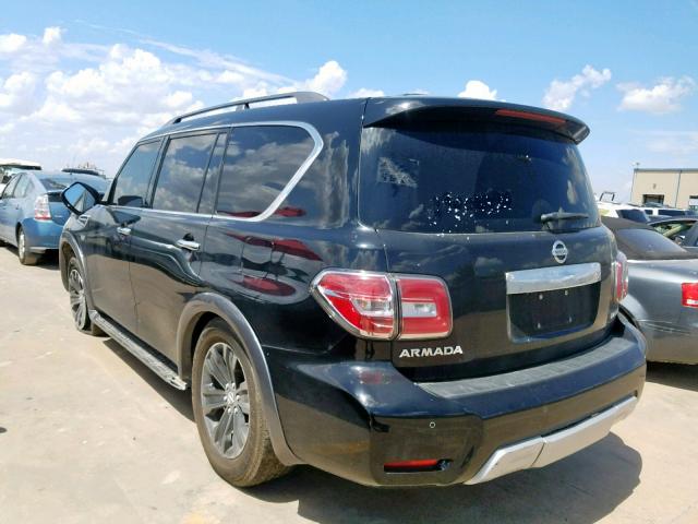 JN8AY2NF1H9300678 - 2017 NISSAN ARMADA PLA BLACK photo 3