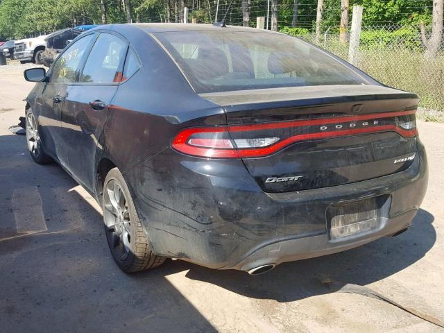 1C3CDFBA0DD336504 - 2013 DODGE DART SXT BLACK photo 3