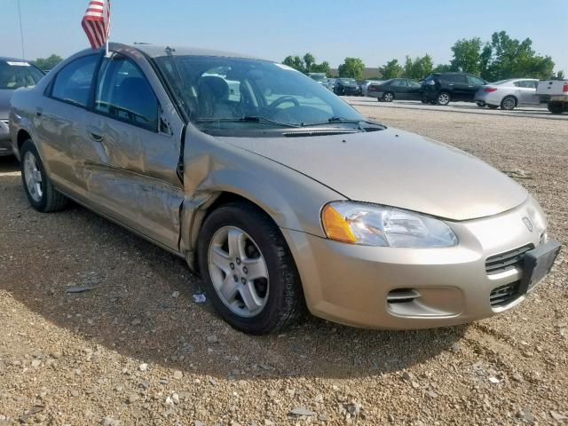 1B3EL46X03N515288 - 2003 DODGE STRATUS SE TAN photo 1