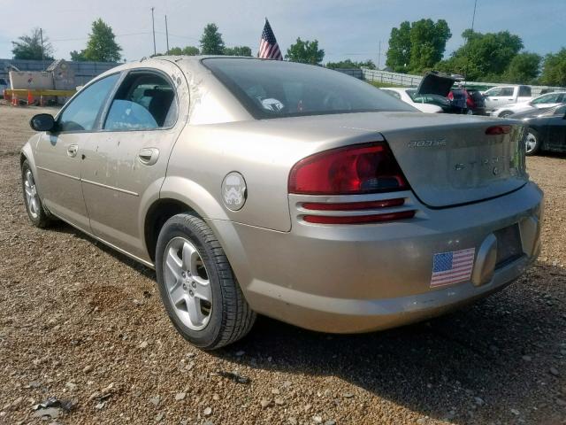 1B3EL46X03N515288 - 2003 DODGE STRATUS SE TAN photo 3