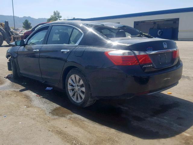 1HGCR2F85EA247206 - 2014 HONDA ACCORD EXL BLACK photo 3