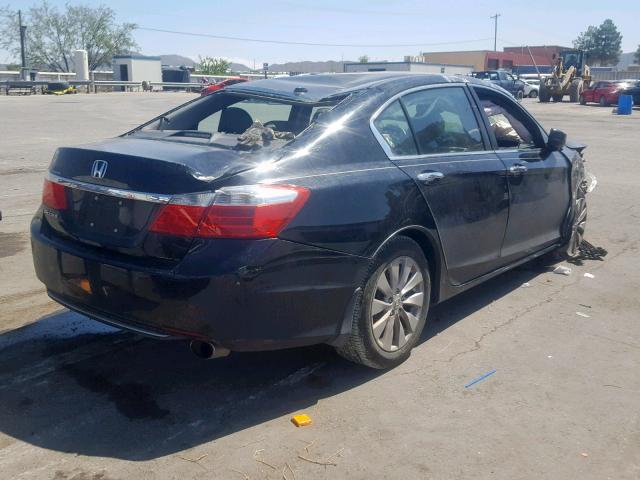 1HGCR2F85EA247206 - 2014 HONDA ACCORD EXL BLACK photo 4