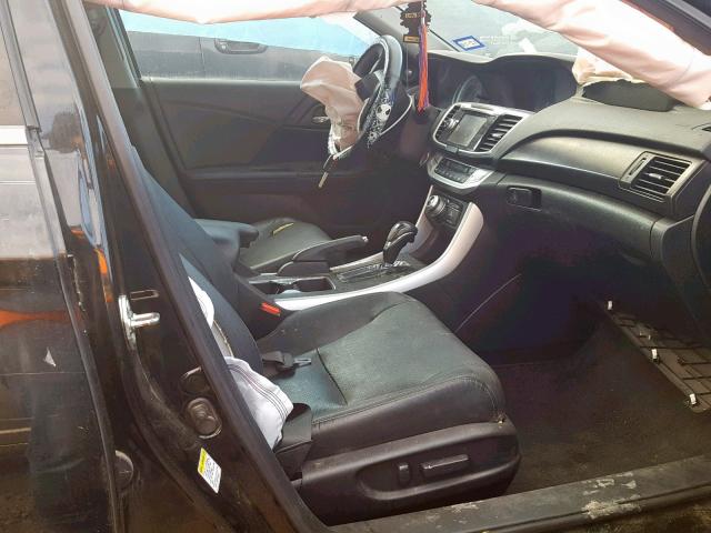 1HGCR2F85EA247206 - 2014 HONDA ACCORD EXL BLACK photo 5