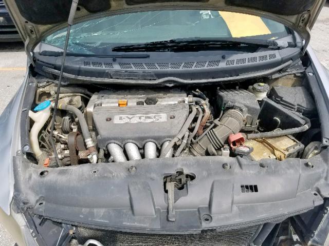 2HHFD56757H201802 - 2007 ACURA CSX PREMIU SILVER photo 7