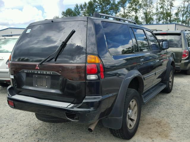 JA4LS31R61P042763 - 2001 MITSUBISHI MONTERO SP BLACK photo 4