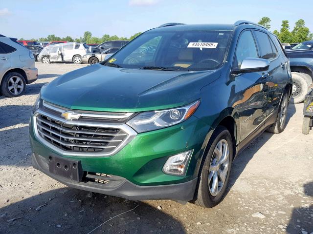 2GNAXVEV7J6233245 - 2018 CHEVROLET EQUINOX PR GREEN photo 2