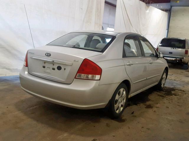 KNAFE221495658141 - 2009 KIA SPECTRA EX SILVER photo 4