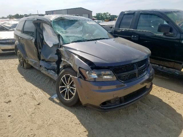 3C4PDCAB7JT443822 - 2018 DODGE JOURNEY SE BLACK photo 1