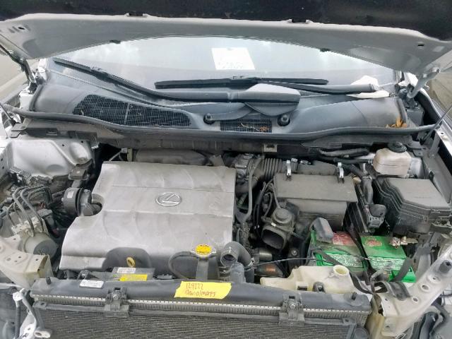 2T2BK1BA1EC239287 - 2014 LEXUS RX 350 SILVER photo 7