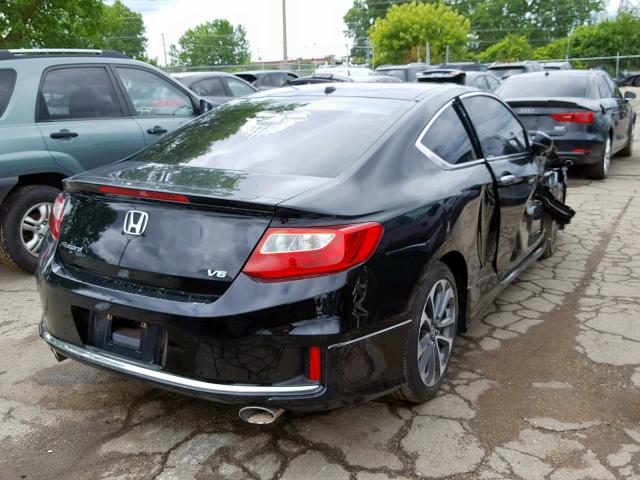 1HGCT2B80DA000553 - 2013 HONDA ACCORD EXL BLACK photo 4