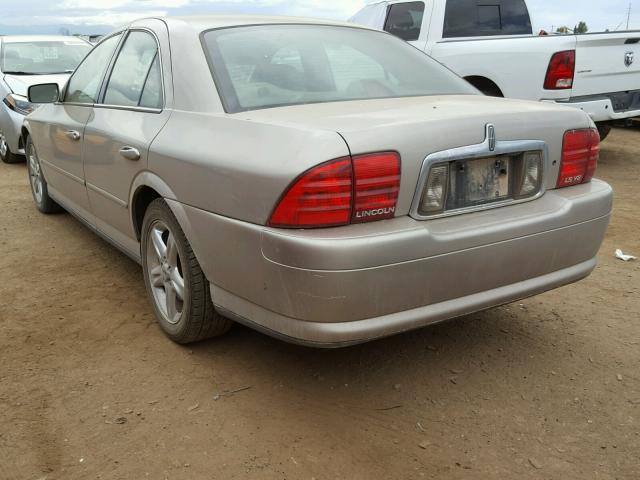 1LNHM87A01Y677570 - 2001 LINCOLN LS GRAY photo 3