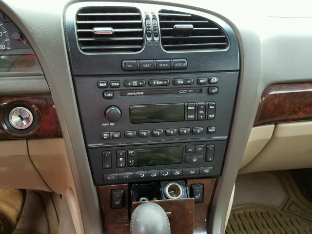 1LNHM87A01Y677570 - 2001 LINCOLN LS GRAY photo 9