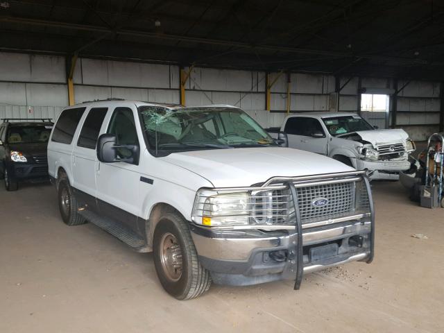 1FMNU40F82EA53701 - 2002 FORD EXCURSION WHITE photo 1