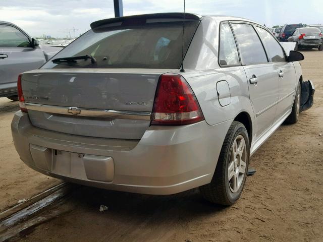 1G1ZT61846F170687 - 2006 CHEVROLET MALIBU MAX 银色 照片 4