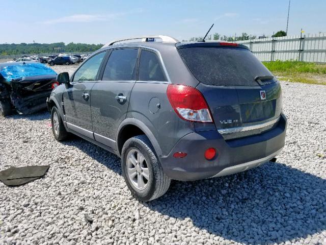 3GSCL33P28S649998 - 2008 SATURN VUE XE GRAY photo 3