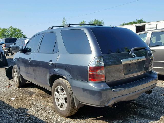 2HNYD186X6H535356 - 2006 ACURA MDX TOURIN GRAY photo 3