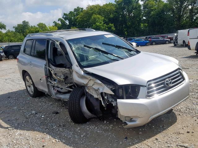 JTEES42A182055212 - 2008 TOYOTA HIGHLANDER SILVER photo 1