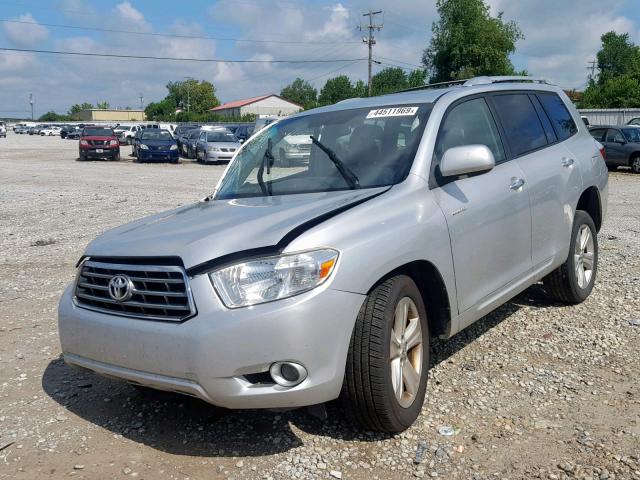 JTEES42A182055212 - 2008 TOYOTA HIGHLANDER SILVER photo 2