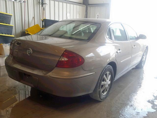 2G4WD582161209211 - 2006 BUICK LACROSSE C TAN photo 4