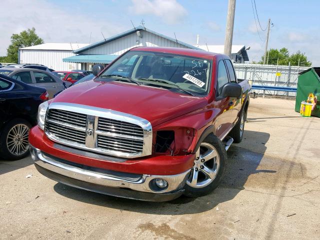 1D7HU18268J144408 - 2008 DODGE RAM 1500 S RED photo 2