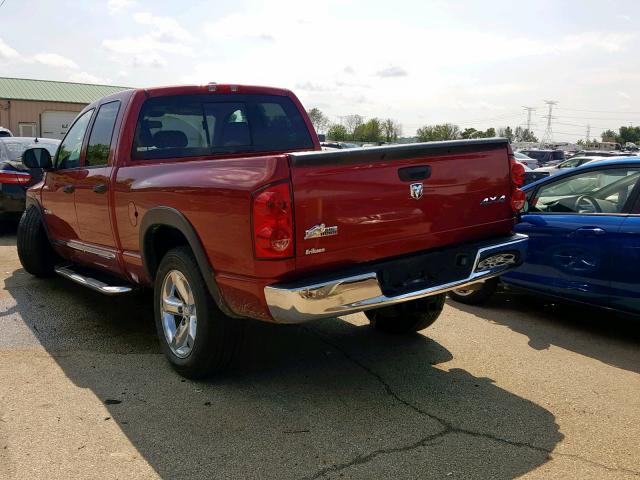 1D7HU18268J144408 - 2008 DODGE RAM 1500 S RED photo 3