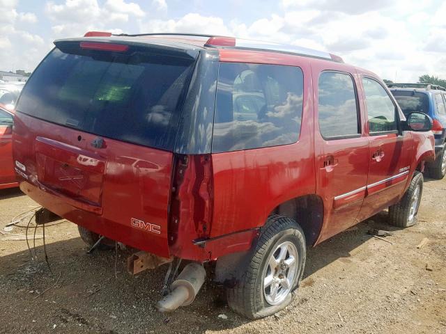 1GKFK63858J138846 - 2008 GMC YUKON DENA RED photo 4