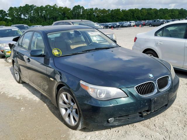 WBANB53566CN93064 - 2006 BMW 550 I GREEN photo 1