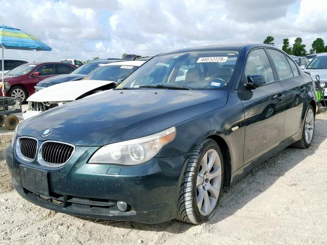 WBANB53566CN93064 - 2006 BMW 550 I GREEN photo 2