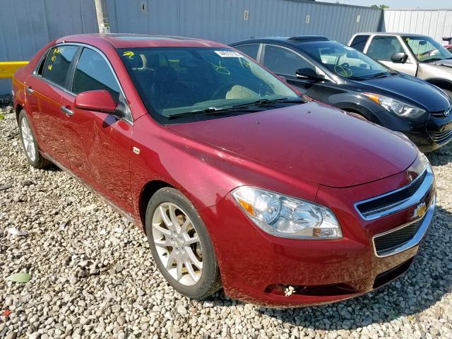 1G1ZK57778F183870 - 2008 CHEVROLET MALIBU LTZ მუქწითელი ფოტო 1