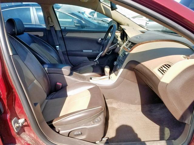 1G1ZK57778F183870 - 2008 CHEVROLET MALIBU LTZ მუქწითელი ფოტო 5