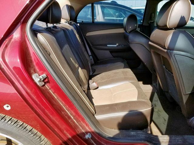 1G1ZK57778F183870 - 2008 CHEVROLET MALIBU LTZ მუქწითელი ფოტო 6