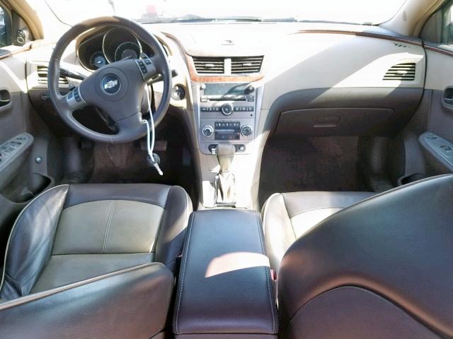 1G1ZK57778F183870 - 2008 CHEVROLET MALIBU LTZ მუქწითელი ფოტო 9