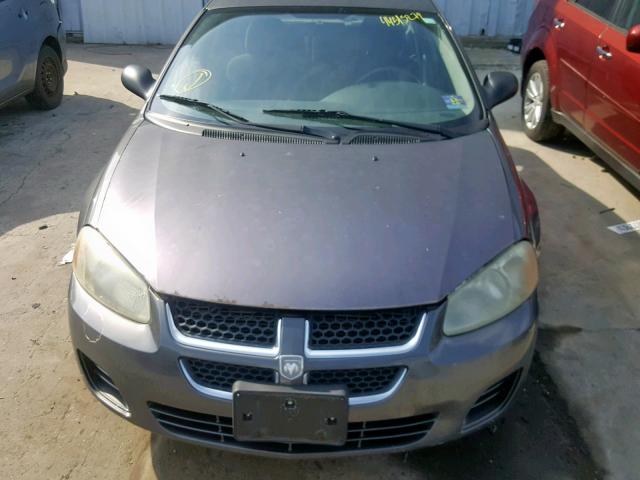 1B3EL36J44N379139 - 2004 DODGE STRATUS SE GRAY photo 9