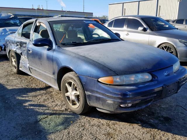 1G3NL52E2YC429671 - 2000 OLDSMOBILE ALERO GL BLUE photo 1